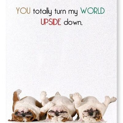 UPSIDE DOWN Art Print