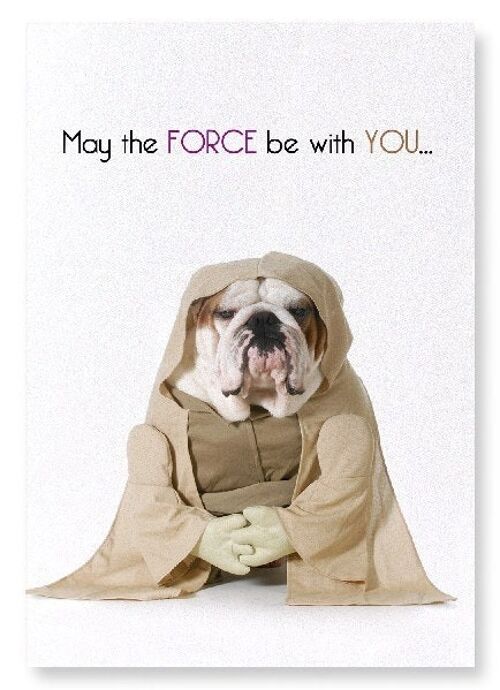 MAY THE FORCE BE WITH YOU Art Print