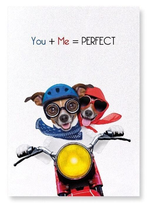 YOU + ME = PERFECT Art Print