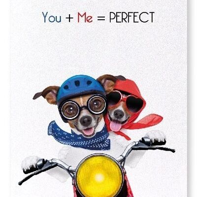 YOU + ME = PERFECT Art Print