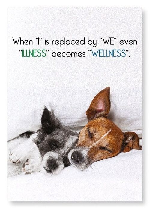 ILLNESS TO WELLNESS Art Print