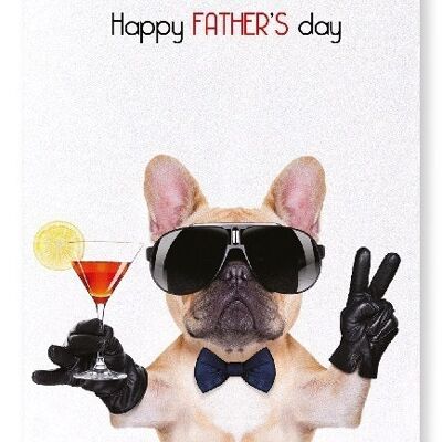 HAPPY FATHER'S DAY FRENCHIE Art Print