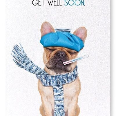 GET WELL SOON FRENCHIE  Art Print