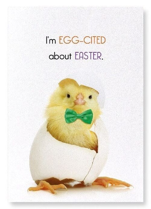 EGG-CITED ABOUT EASTER Art Print