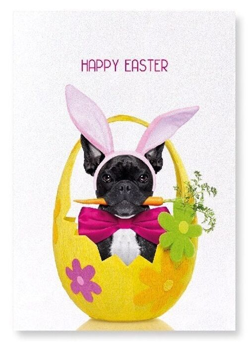 EASTER FRENCHIE BUNNY Art Print