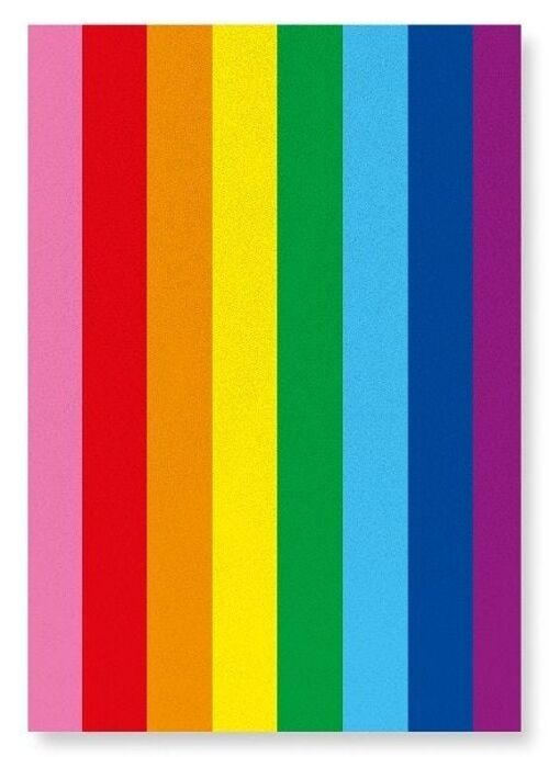 ORIGINAL 8 COLOUR LGBT PRIDE FLAG Art Print