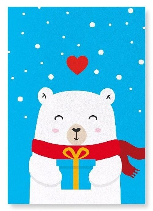 SMILING POLAR BEAR Art Print