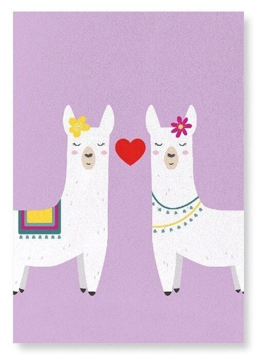 MRS & MRS LLAMOUR Art Print