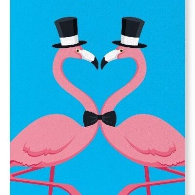 NOVIOS FLAMENCOS Lámina artística