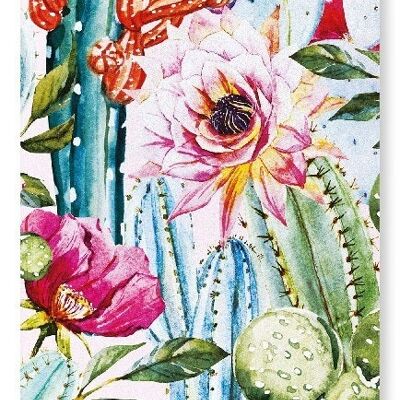 CACTI FLOWERS Art Print