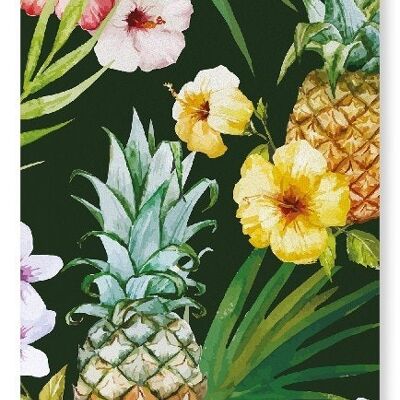 Ananas-Paradies Kunstdruck
