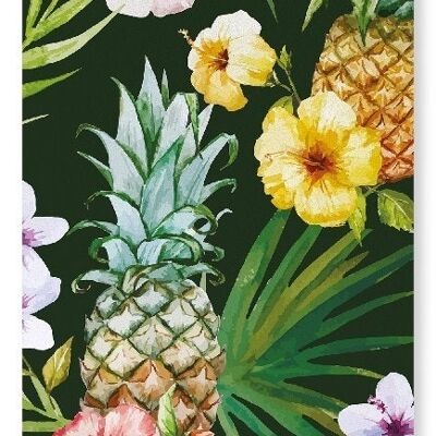 Ananas-Paradies Kunstdruck