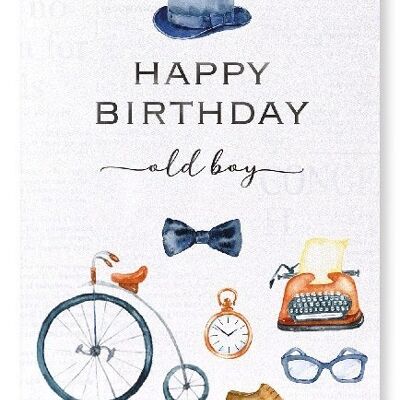 BIRTHDAY OLD BOY Art Print