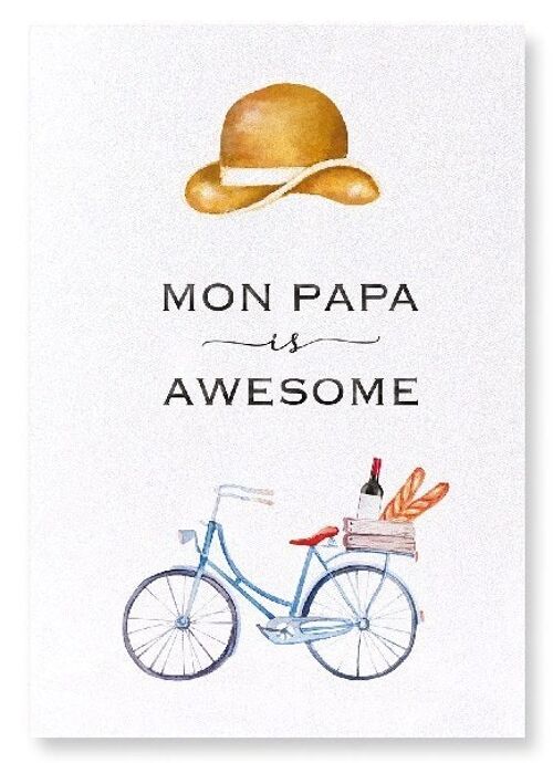 AWESOME PAPA Art Print