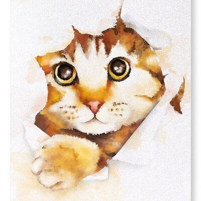 HALLO KITTY CAT Kunstdruck