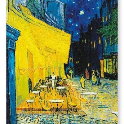 CAFÉ TERRACE AT NIGHT BY VAN GOGH Art Print