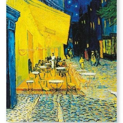 CAFÉ TERRACE AT NIGHT BY VAN GOGH Art Print