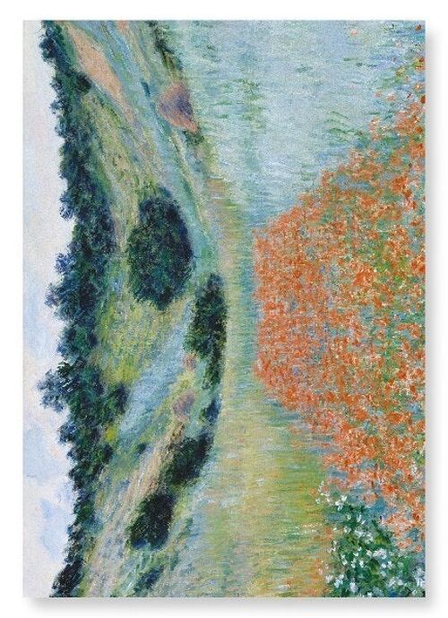 POPPY FIELD IN A HALLOW BY MONET Art Print