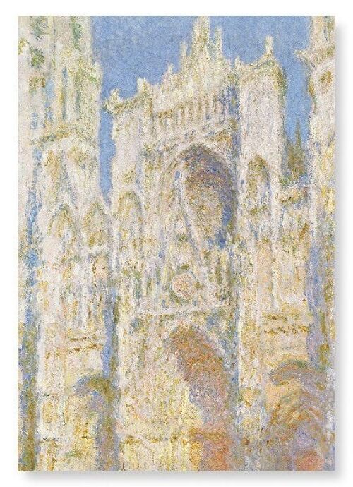 ROUEN CATHEDRAL WEST FAÇADE BY MONET Art Print