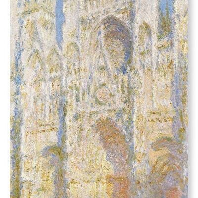 ROUEN CATHEDRAL WEST FAÇADE BY MONET Art Print