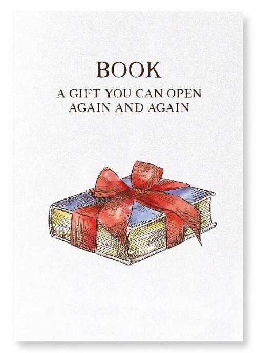 A BOOK IS A GIFT Art Print