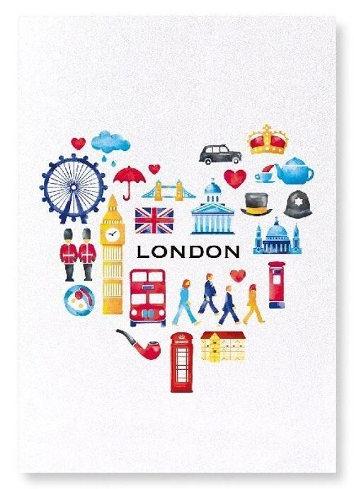 HEART OF LONDON Art Print