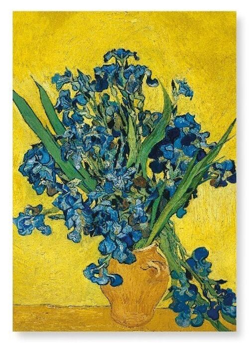 VASE WITH IRISES BY VAN GOGH Art Print