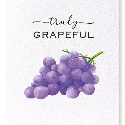 TRULY GRAPEFUL Art Print