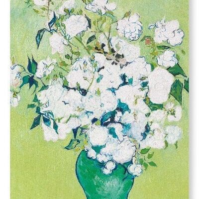 ROSES DANS UN VASE 1890 Impression artistique