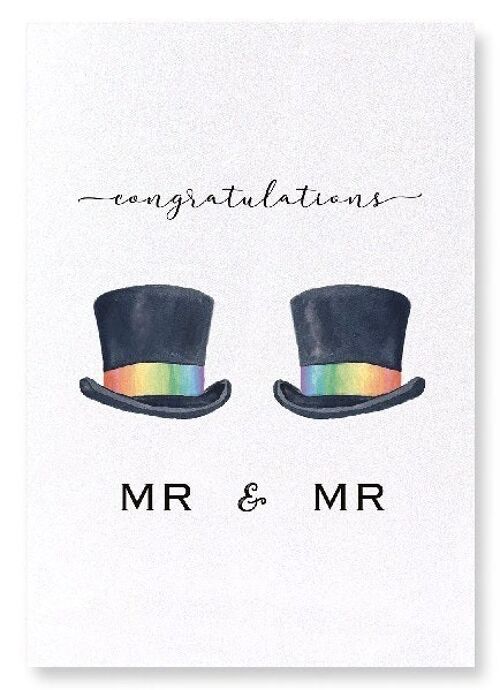 MR & MR HATS Art Print