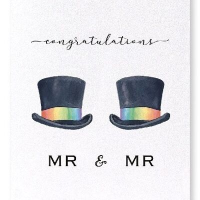 MR & MR HATS Art Print
