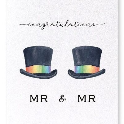 MR & MR HATS Art Print