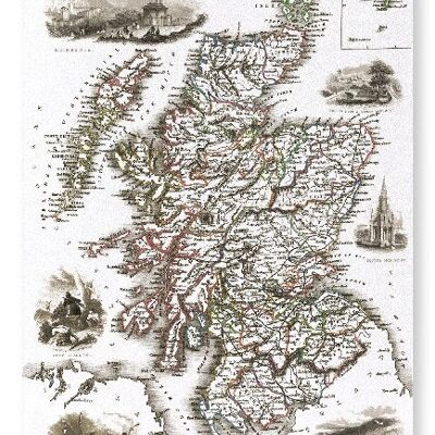 Schottland 1851 Kunstdruck