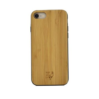 Funda de madera de bambú auténtica para iPhone 7/8 / SE 2020