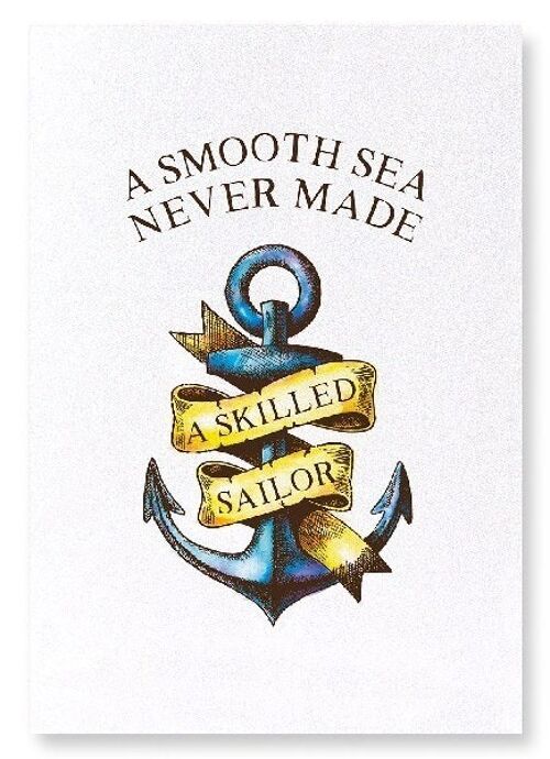 SKILLED SAILOR Art Print