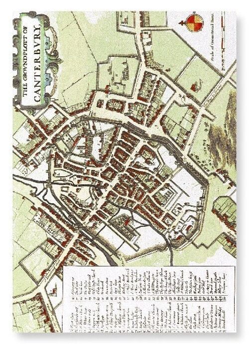 CANTERBURY C.1670  Art Print