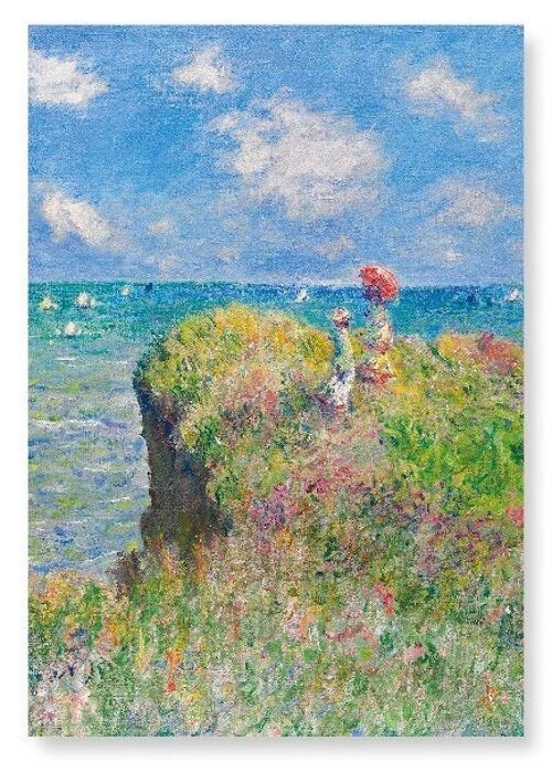 CLIFF WALK AT POURVILLE 1882  Art Print