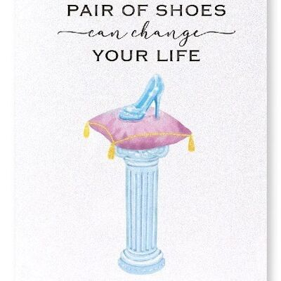 SHOES AND LIFE Art Print