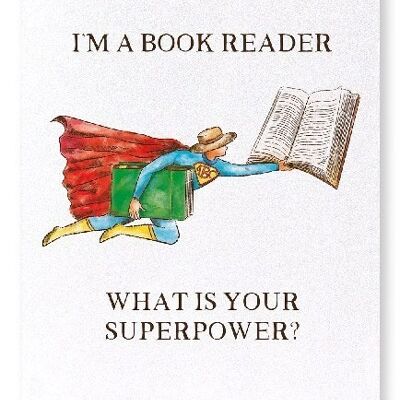 READER SUPERPOWER Art Print