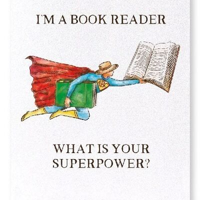 READER SUPERPOWER Art Print