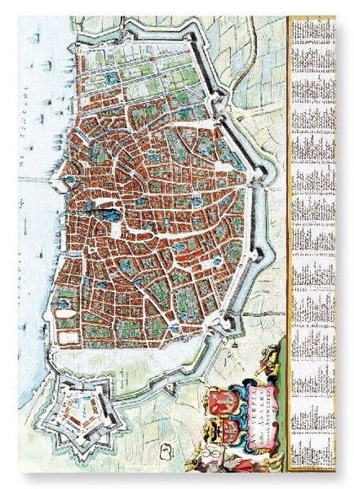 ANTWERP 1652  Art Print