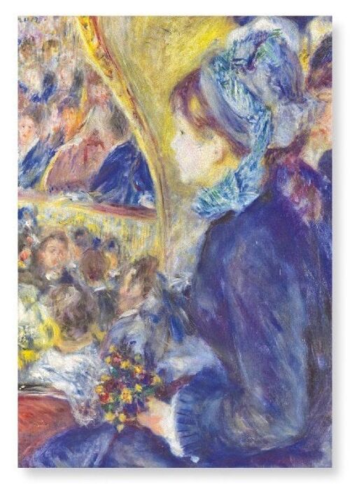 AT THE THEATRE C.1876  Art Print