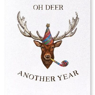 OH DEER ANOTHER YEAR  Art Print