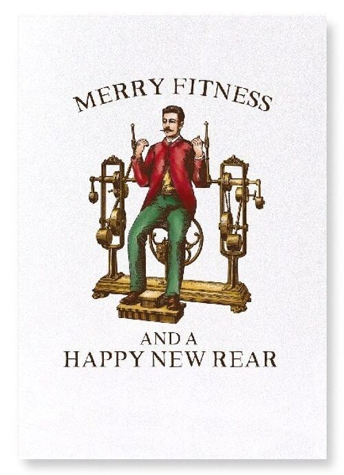 MERRY FITNESS AND NEW REAR Art Print