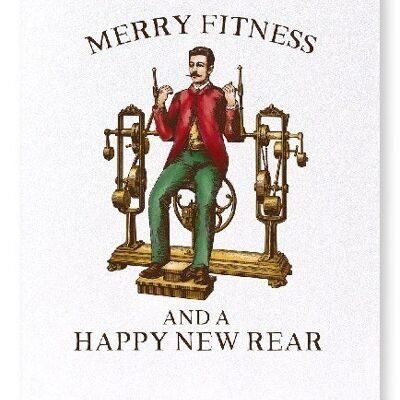 MERRY FITNESS AND NEW REAR Art Print