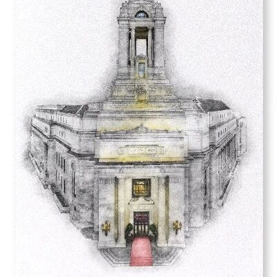 FREEMASONS GRAND HALL Art Print