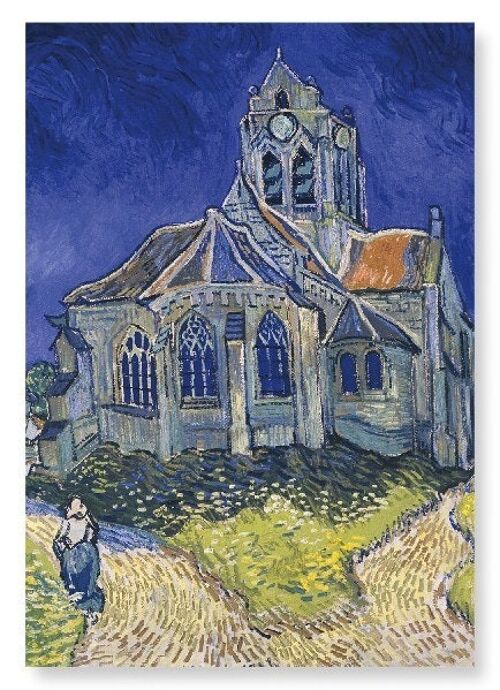 CHURCH AT AUVERS 1890  Art Print