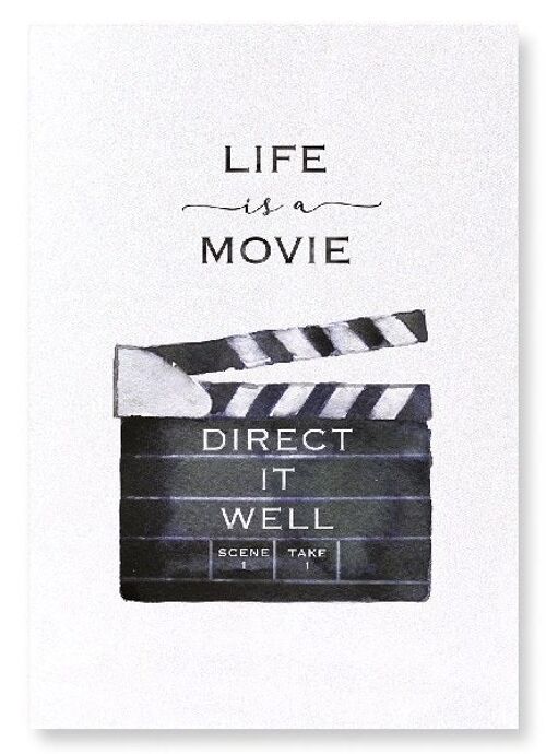 LIFE AS A MOVIE Art Print