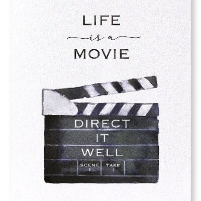 LIFE AS A MOVIE Art Print