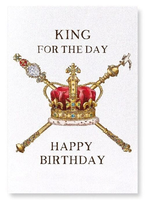 KING FOR THE DAY Art Print